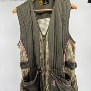 Browning Shooter II Olive and Tan Women's Vest